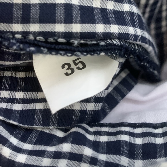 Polo Ralph Lauren Mens VTG Plaid Checkered Shorts Navy Size 35 Preppy Golf Prep - Picture 7 of 7